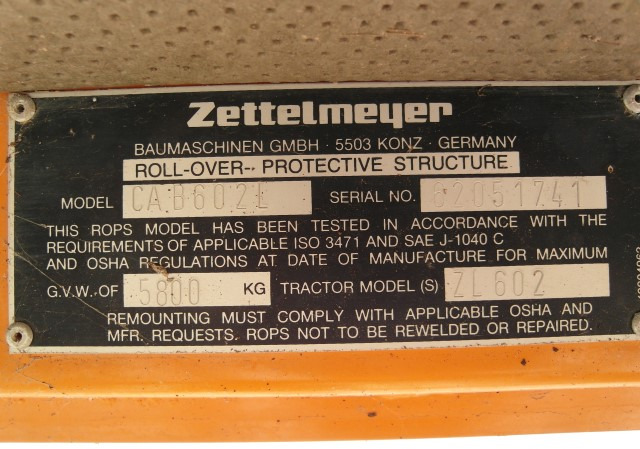 Kabine Zettelmeyer ZL 602 - Cabine et intérieur pour Engins de chantier: photos 5 Kabine Zettelmeyer ZL 602 - Cabine et intérieur pour Engins de chantier: photos 5