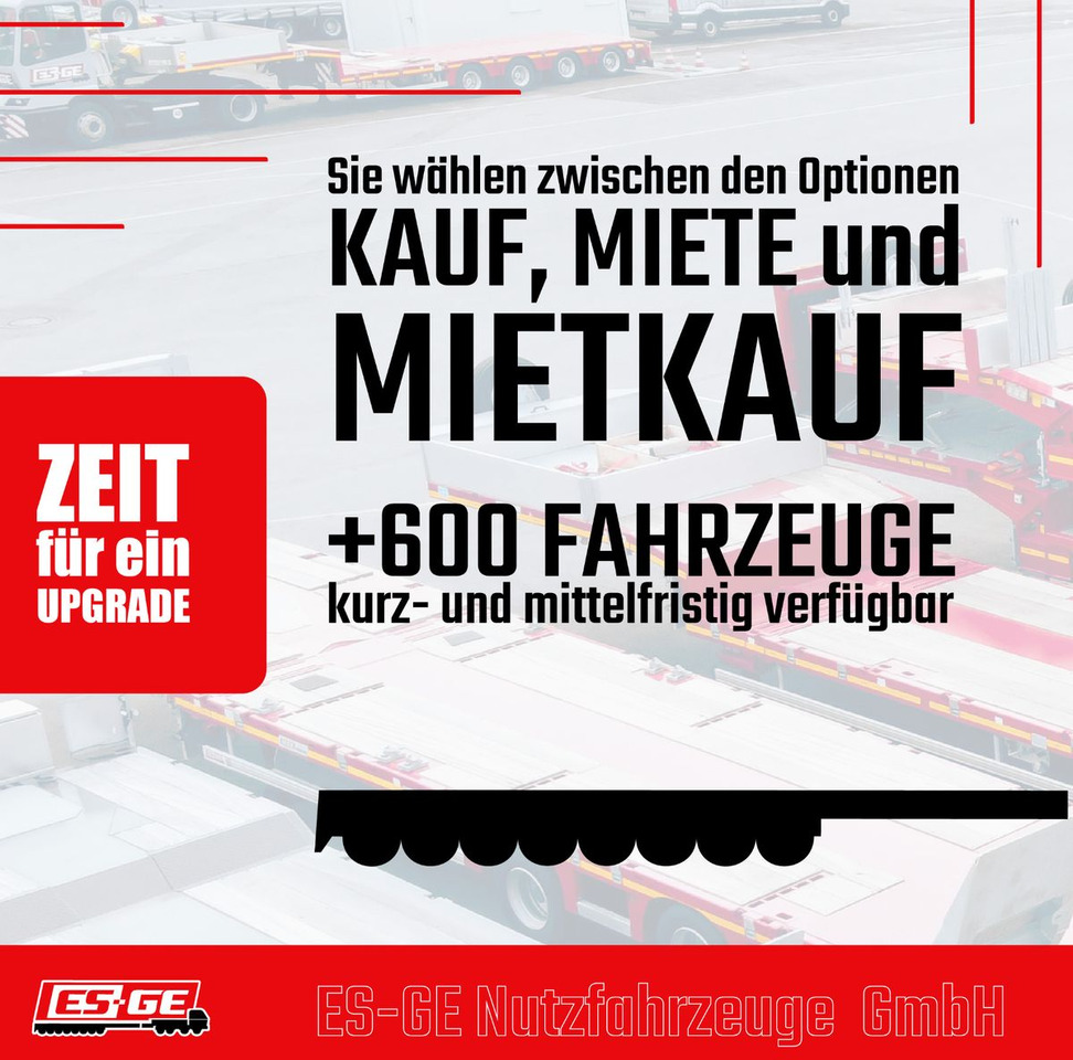 ES-GE 3-Achs-Satteltieflader mit Radmulden - Semi-remorque surbaissé: photos 3 ES-GE 3-Achs-Satteltieflader mit Radmulden - Semi-remorque surbaissé: photos 3