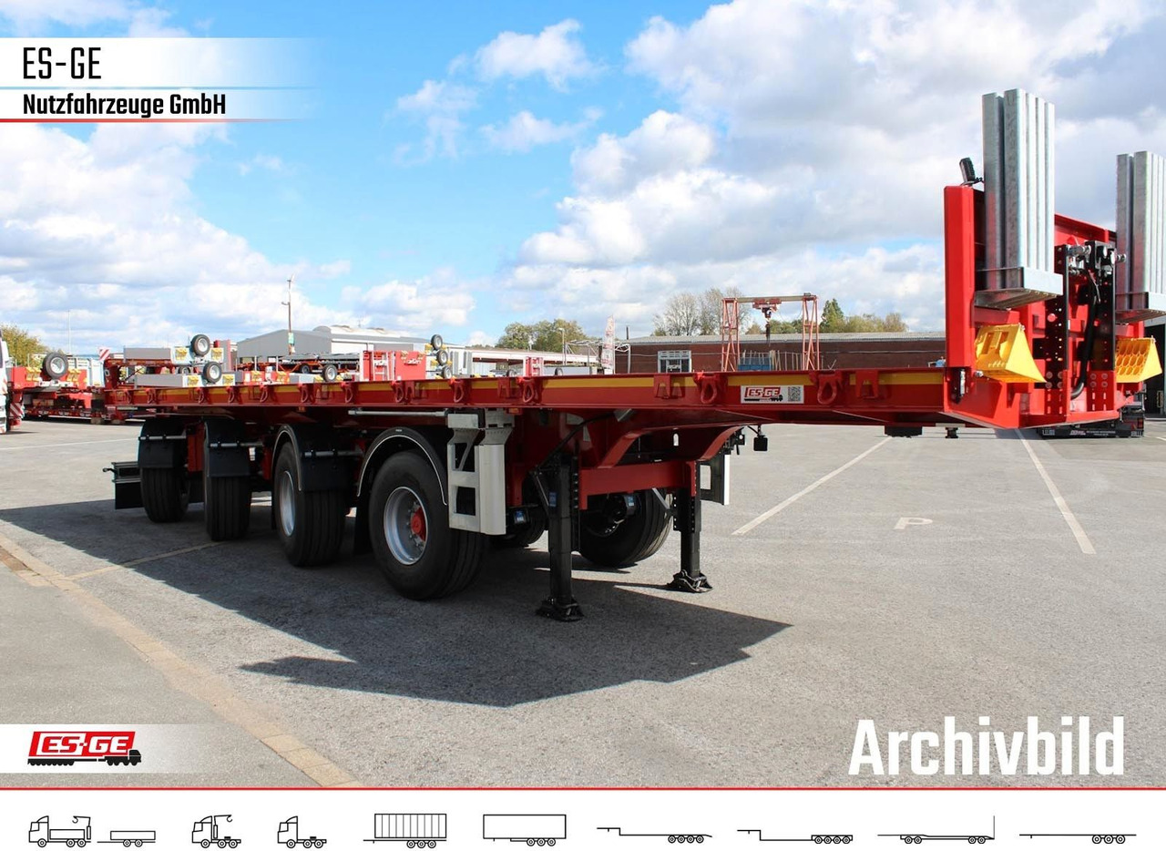 Semi-remorque plateau ES-GE 4-Achs-Ballastauflieger: photos 9