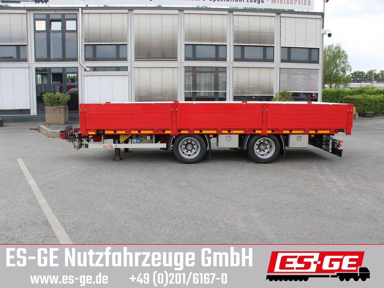 ES-GE Tandemanhänger - Containerverr. - Remorque plateau: photos 5 ES-GE Tandemanhänger - Containerverr. - Remorque plateau: photos 5