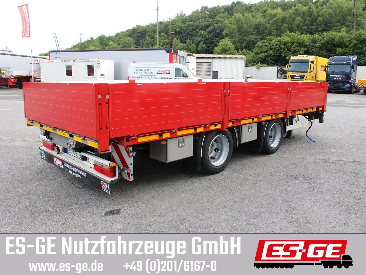 ES-GE Tandemanhänger - Containerverr. - Remorque plateau: photos 4 ES-GE Tandemanhänger - Containerverr. - Remorque plateau: photos 4