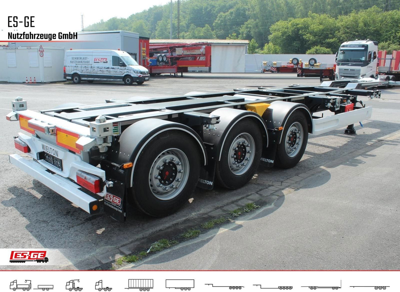 Wielton 3-Achs-Containerchassis - multifunktional - Semi-remorque porte-conteneur/ Caisse mobile: photos 4 Wielton 3-Achs-Containerchassis - multifunktional - Semi-remorque porte-conteneur/ Caisse mobile: photos 4
