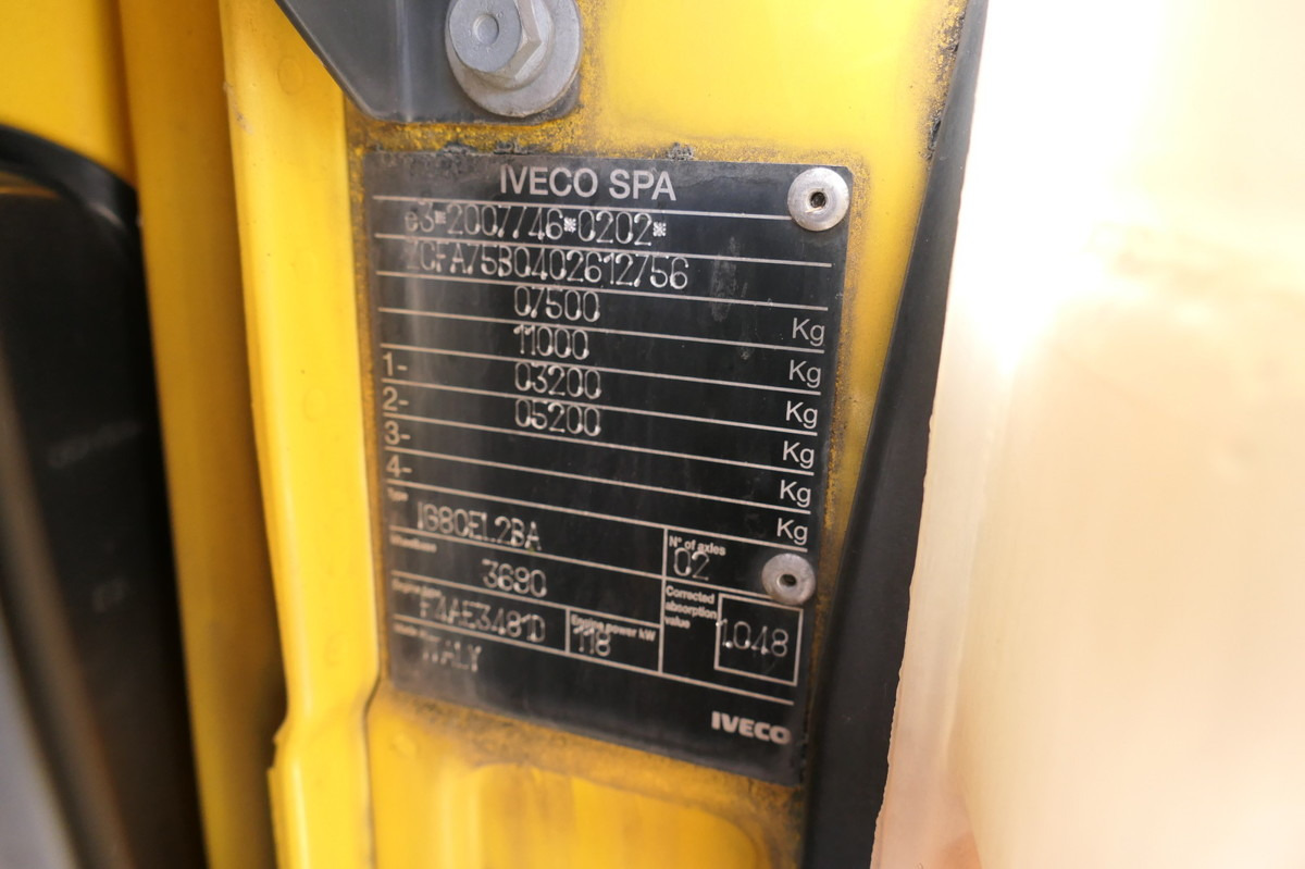 Fourgon grand volume IVECO EuroCargo ML 75 E 16 P LBW LUFT AUTOMATIK COC EU: photos 16