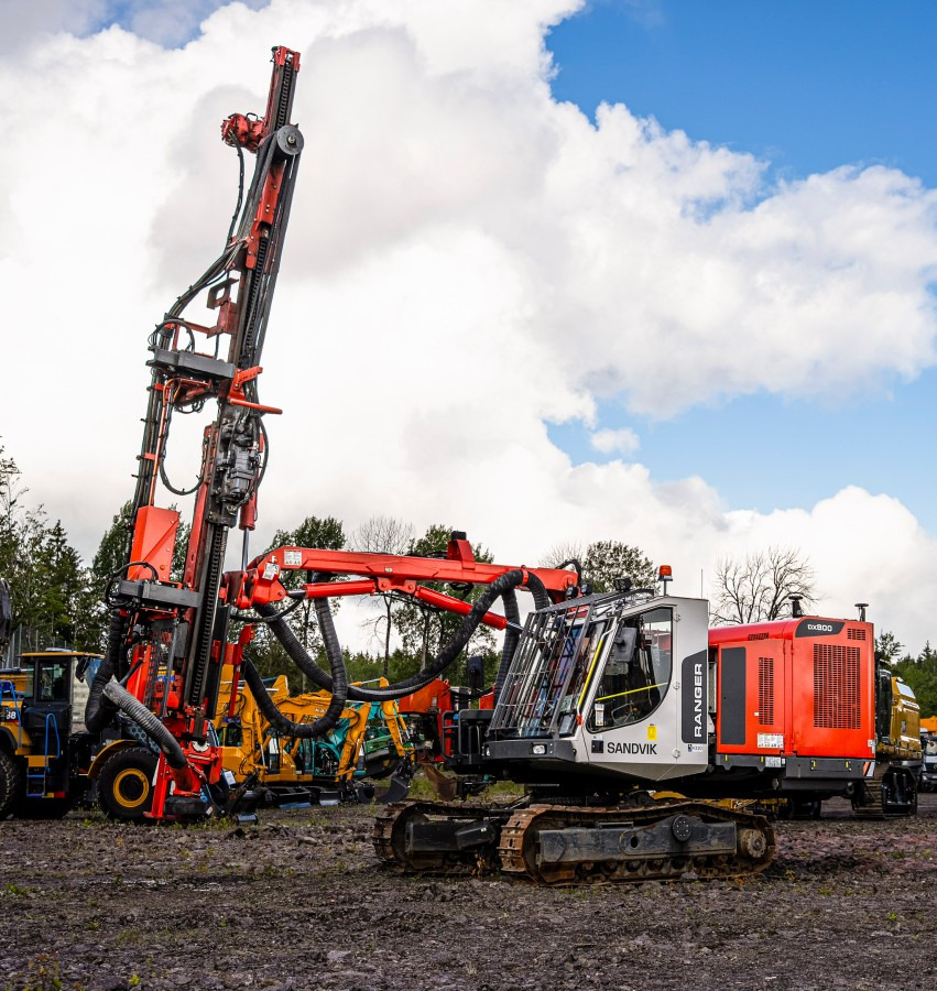 Sandvik DX800 - Foreuse: photos 1 Sandvik DX800 - Foreuse: photos 1