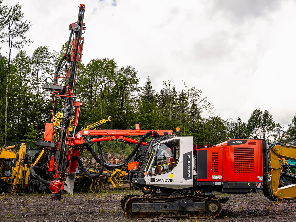 Sandvik DX800 - Foreuse: photos 2 Sandvik DX800 - Foreuse: photos 2