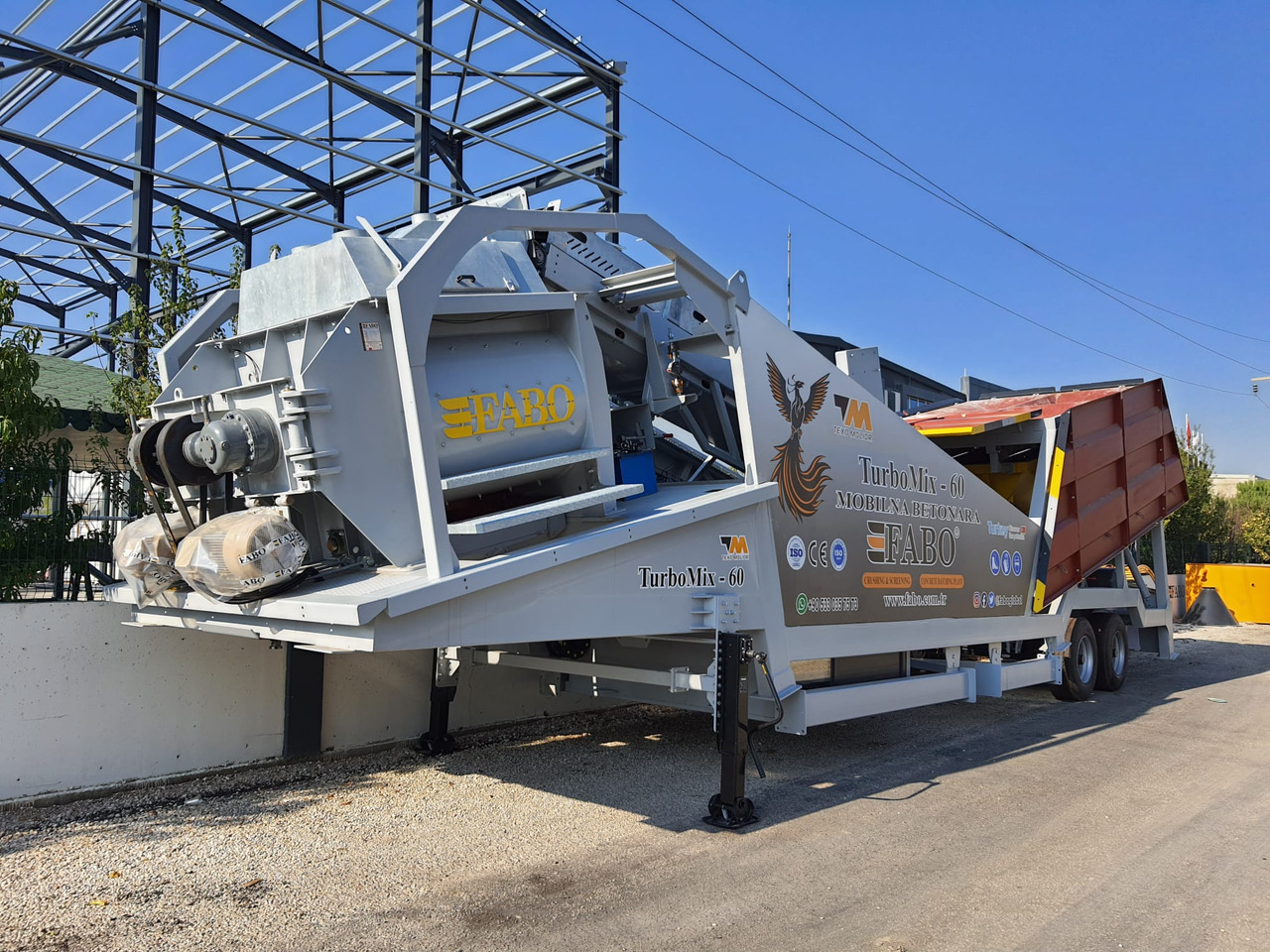 Centrale à béton neuf FABO mobile concrete batching plant: photos 24 Centrale à béton neuf FABO mobile concrete batching plant: photos 24