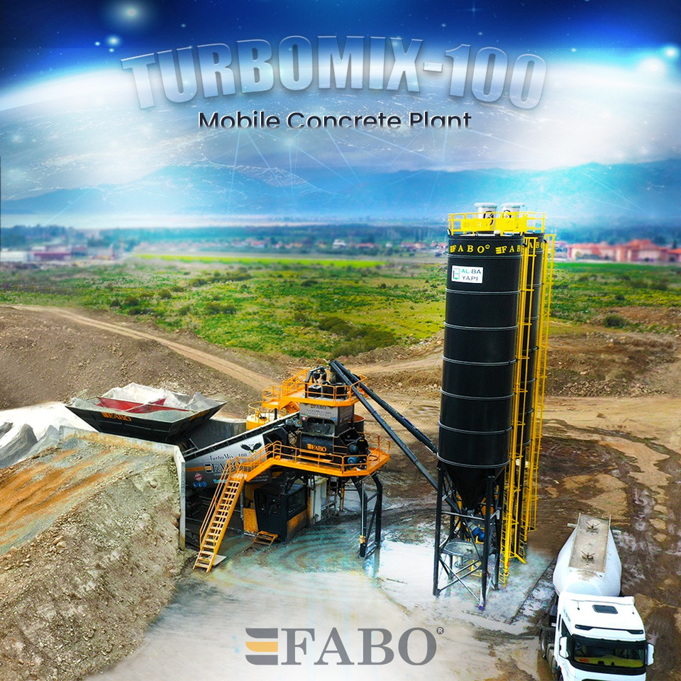 FABO mobile concrete batching plant - Centrale à béton: photos 1 FABO mobile concrete batching plant - Centrale à béton: photos 1