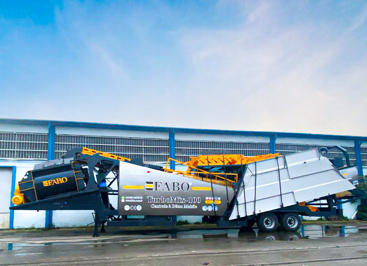 FABO mobile concrete batching plant - Centrale à béton: photos 1 FABO mobile concrete batching plant - Centrale à béton: photos 1