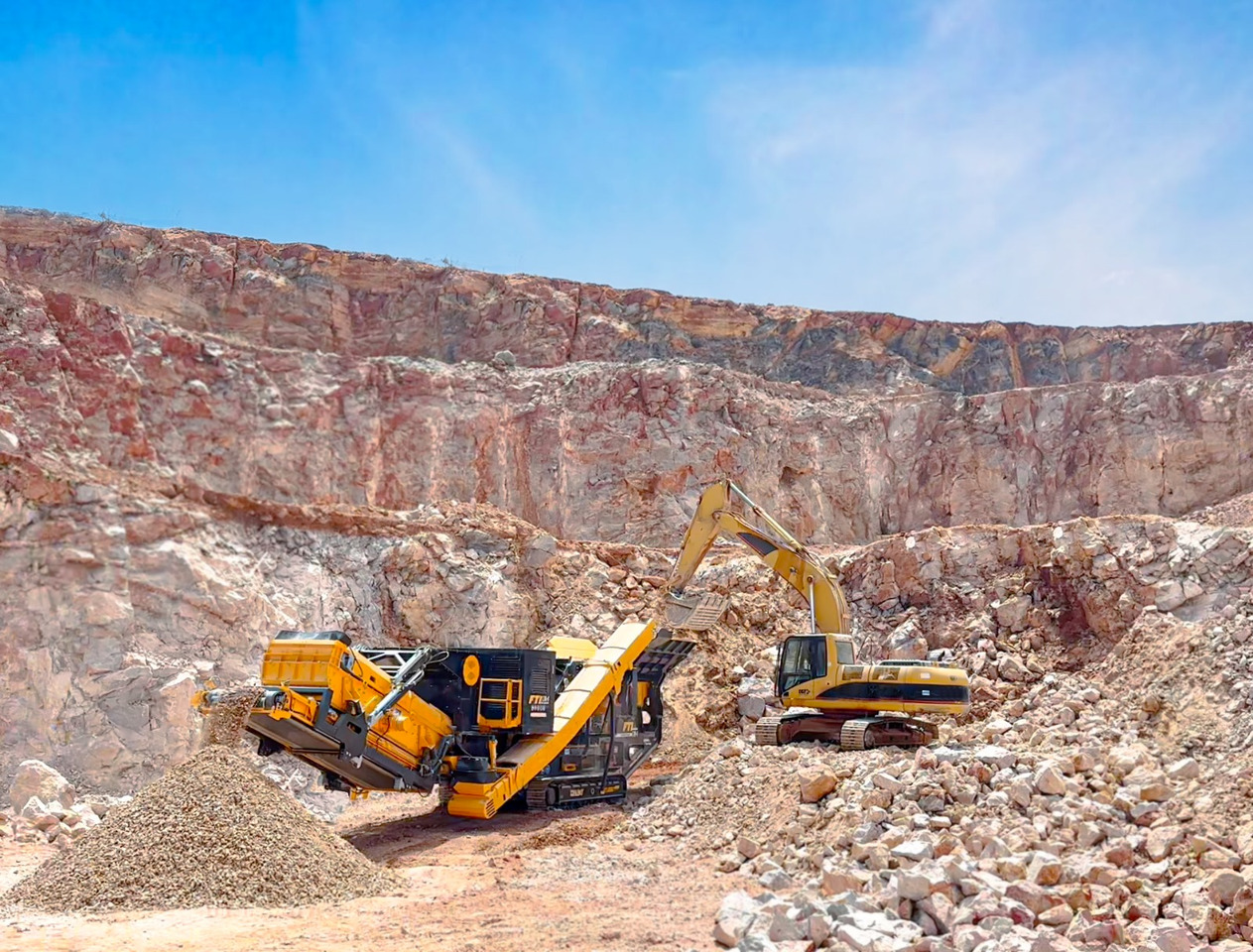 FABO mobile impact crusher - Concasseur à percussion: photos 4 FABO mobile impact crusher - Concasseur à percussion: photos 4