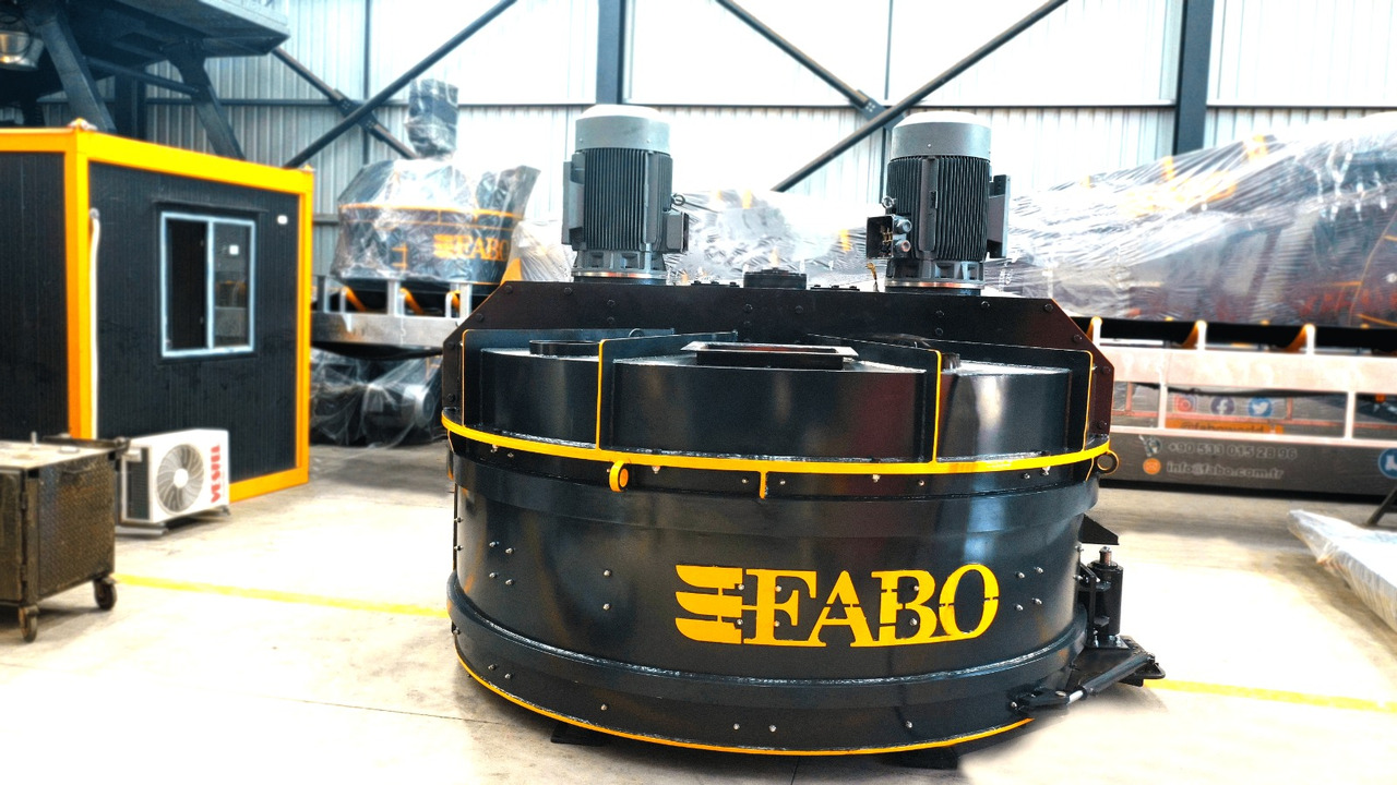 FABO twin shaft mixer - Bétonnière: photos 2 FABO twin shaft mixer - Bétonnière: photos 2