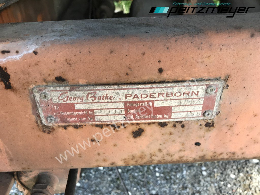 Remorque citerne BATHE TANDEMANHÄNGER Bitum / Teerkocher 3,5 m³: photos 7 Remorque citerne BATHE TANDEMANHÄNGER Bitum / Teerkocher 3,5 m³: photos 7