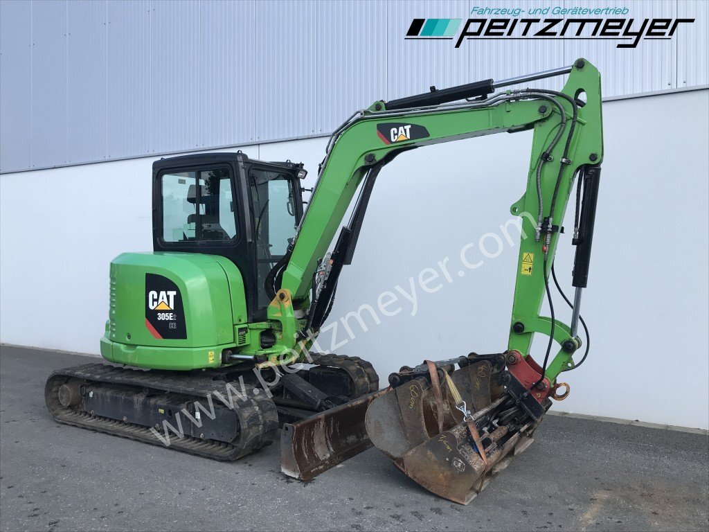 CAT Minibagger 305 E 2 HSW, 3 Löffel MS03 - Mini pelle: photos 2 CAT Minibagger 305 E 2 HSW, 3 Löffel MS03 - Mini pelle: photos 2