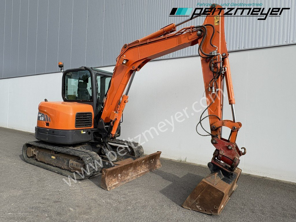 Doosan Kettenbagger DX 63-3 PowerTilt 070 , MS 03, mehrfach vorhanden - Mini pelle: photos 2 Doosan Kettenbagger DX 63-3 PowerTilt 070 , MS 03, mehrfach vorhanden - Mini pelle: photos 2