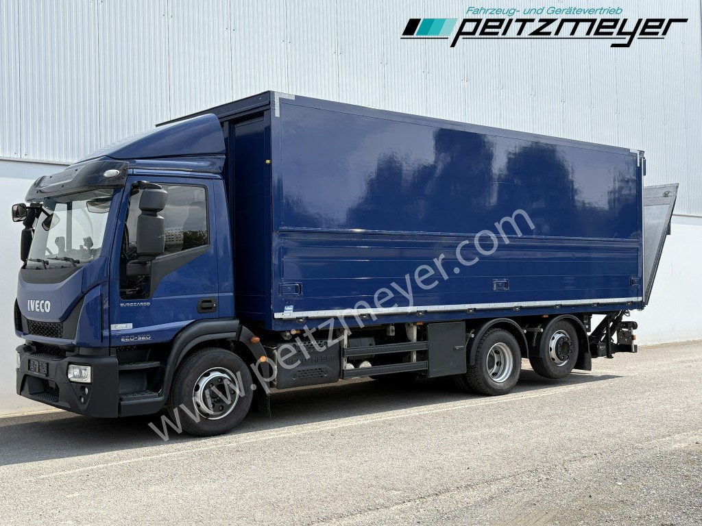 Iveco Eurocargo 220E32 6x2, Klima, 2x AHK, LBW, Böse - Camion pour le transport de boissons: photos 1 Iveco Eurocargo 220E32 6x2, Klima, 2x AHK, LBW, Böse - Camion pour le transport de boissons: photos 1