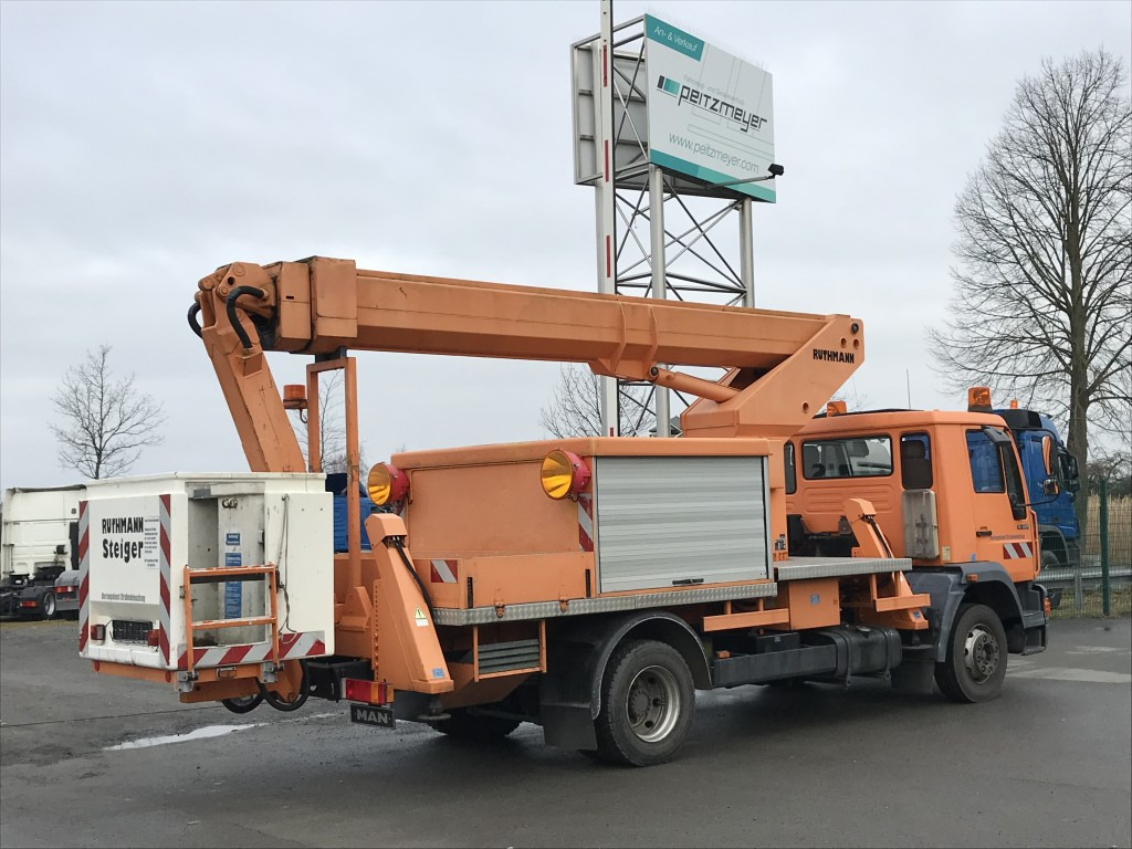 MAN L75 14.224 BB Ruthmann Hubarbeitsbühne T 225 - Camion avec nacelle: photos 3 MAN L75 14.224 BB Ruthmann Hubarbeitsbühne T 225 - Camion avec nacelle: photos 3