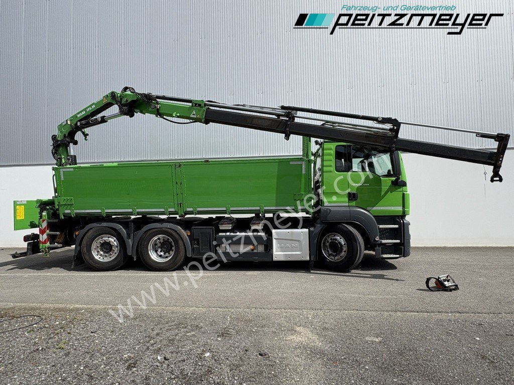 Camion benne MAN TGS 26.460 FL 6x2 Kipper+Kran+Funk Lenkachse, 2-Seitenkipper, Atlas 172.3: photos 35 Camion benne MAN TGS 26.460 FL 6x2 Kipper+Kran+Funk Lenkachse, 2-Seitenkipper, Atlas 172.3: photos 35
