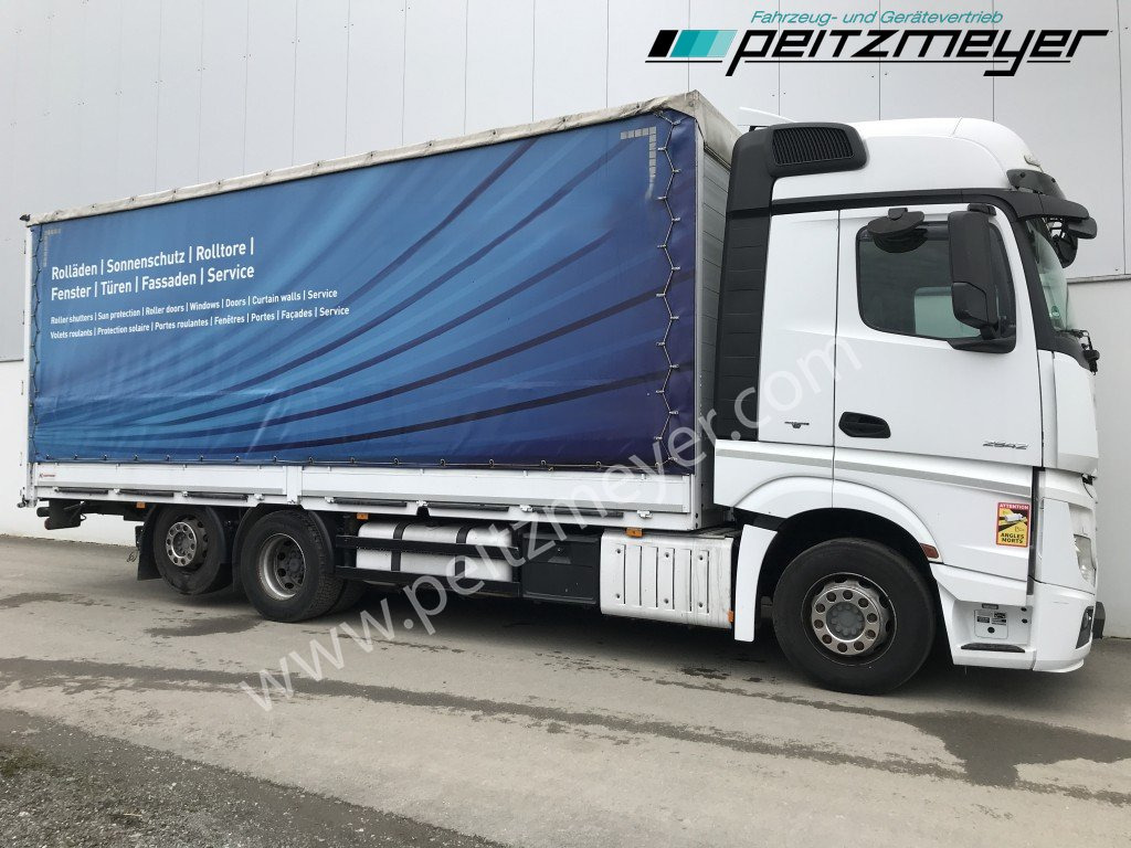 MERCEDES-BENZ Actros 2542 LL Pritsche, EU 6, Klima, Standklima, - Camion à rideaux coulissants: photos 3 MERCEDES-BENZ Actros 2542 LL Pritsche, EU 6, Klima, Standklima, - Camion à rideaux coulissants: photos 3