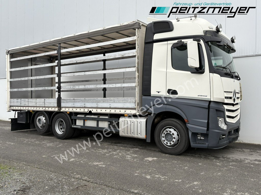 MERCEDES-BENZ Actros 2545 LL Pritsche, Klima, Standklima, PPC, EU 6 MP 4 - Edscha - Camion plateau: photos 2 MERCEDES-BENZ Actros 2545 LL Pritsche, Klima, Standklima, PPC, EU 6 MP 4 - Edscha - Camion plateau: photos 2