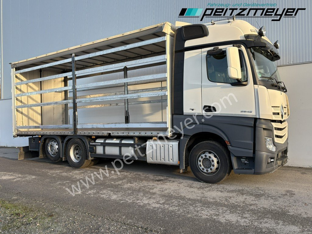 MERCEDES-BENZ Actros 2545 LL Pritsche, Klima, Standklima, PPC, EU 6 MP 4 - Edscha - Camion à rideaux coulissants: photos 2 MERCEDES-BENZ Actros 2545 LL Pritsche, Klima, Standklima, PPC, EU 6 MP 4 - Edscha - Camion à rideaux coulissants: photos 2
