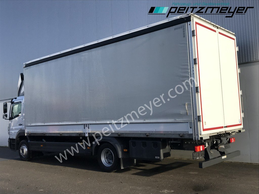MERCEDES-BENZ Atego 1227 L Pritsche m. Hecktüren - Camion à rideaux coulissants: photos 4 MERCEDES-BENZ Atego 1227 L Pritsche m. Hecktüren - Camion à rideaux coulissants: photos 4