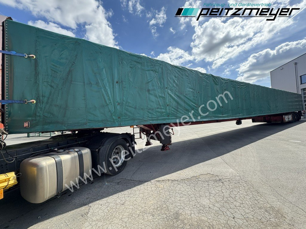 NOOTEBOOM ( NL ) Pritschenauflieger ausziehbar OVB-48-03V hydr. gelenkt Fernsteuerung, 26,35 m unter Plane - Semi-remorque rideaux coulissants: photos 3 NOOTEBOOM ( NL ) Pritschenauflieger ausziehbar OVB-48-03V hydr. gelenkt Fernsteuerung, 26,35 m unter Plane - Semi-remorque rideaux coulissants: photos 3