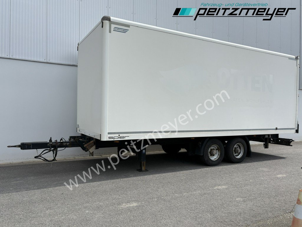 SPIER Tandemkoffer ZGL 255 Plywoodkoffer mit Hecktüren - Remorque fourgon: photos 4 SPIER Tandemkoffer ZGL 255 Plywoodkoffer mit Hecktüren - Remorque fourgon: photos 4