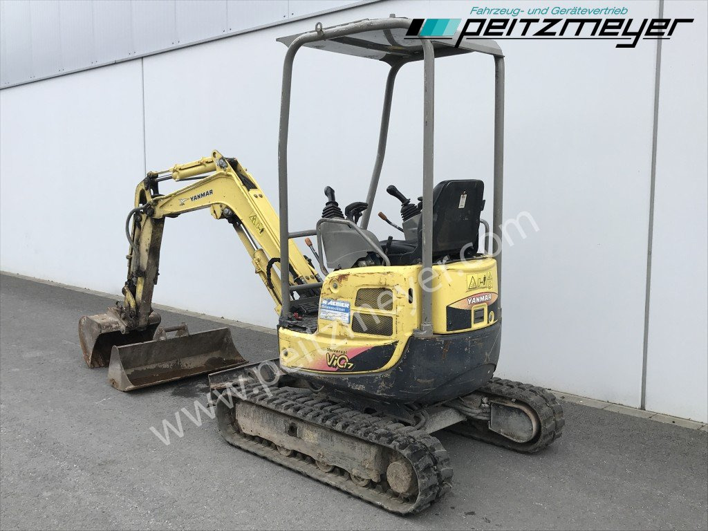 YANMAR MINIBAGGER Vio 17 verstellbares Fahrwerk Schnellwechsler mit 60 er und 100 Löffel - Mini pelle: photos 4 YANMAR MINIBAGGER Vio 17 verstellbares Fahrwerk Schnellwechsler mit 60 er und 100 Löffel - Mini pelle: photos 4