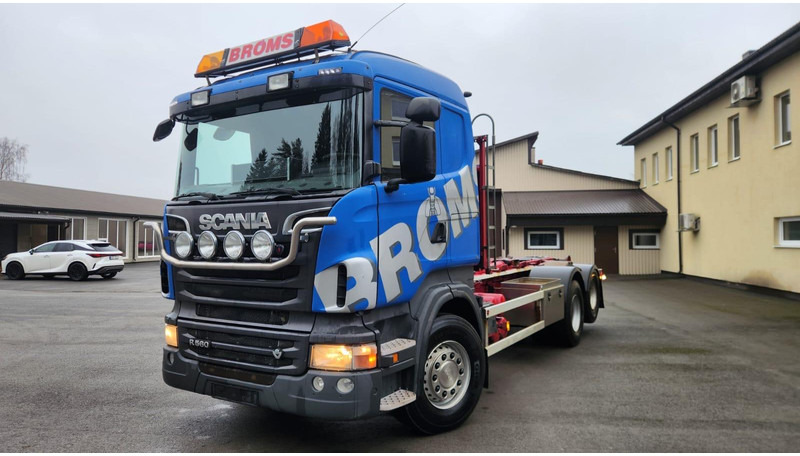Scania R560 LB6X2HSZ - FULL STEEL - Camion ampliroll: photos 1 Scania R560 LB6X2HSZ - FULL STEEL - Camion ampliroll: photos 1