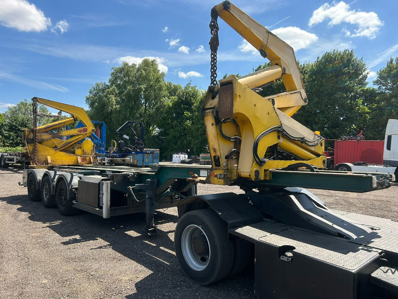 Hammar 195 HC / 20 ft, 2 x 20 ft 40 ft HC, power pack Diesel, Wireless controller 2 x, telescopic chassis - Semi-remorque porte-conteneur/ Caisse mobile: photos 2 Hammar 195 HC / 20 ft, 2 x 20 ft 40 ft HC, power pack Diesel, Wireless controller 2 x, telescopic chassis - Semi-remorque porte-conteneur/ Caisse mobile: photos 2