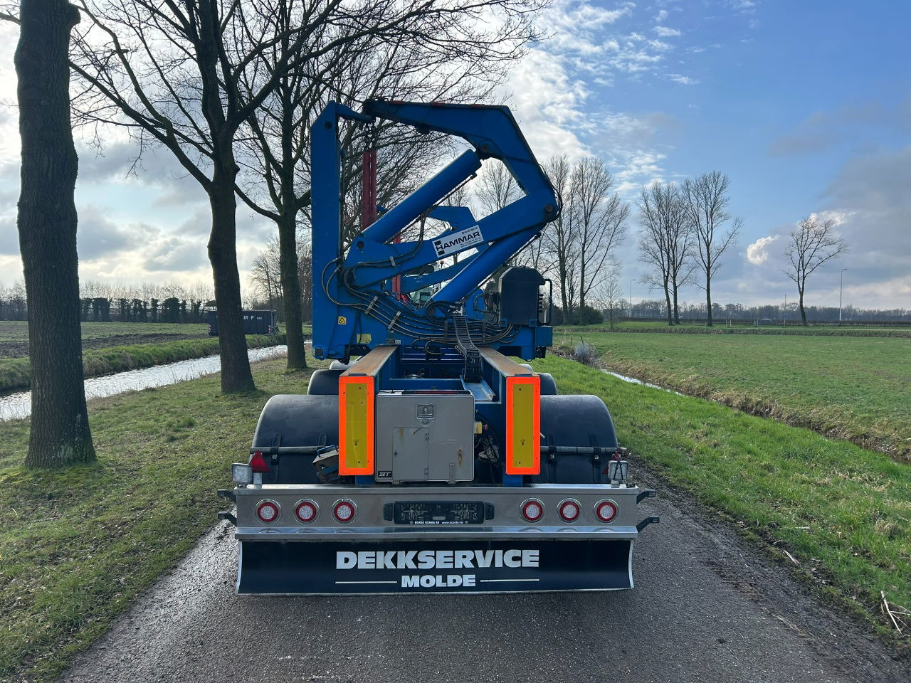 Hammar Sideloader 160 S / 20ft - 2 x 20 ft - 40 - Containers / 33 Tons lifting capacity / Remote control - Semi-remorque porte-conteneur/ Caisse mobile: photos 3 Hammar Sideloader 160 S / 20ft - 2 x 20 ft - 40 - Containers / 33 Tons lifting capacity / Remote control - Semi-remorque porte-conteneur/ Caisse mobile: photos 3