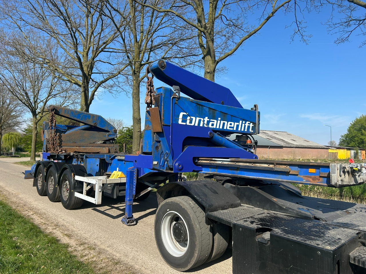 Pacton Steelbro MK6 Side loader / 20 - 40 ft / own diesel power pack / saf disc braks - Semi-remorque porte-conteneur/ Caisse mobile: photos 4 Pacton Steelbro MK6 Side loader / 20 - 40 ft / own diesel power pack / saf disc braks - Semi-remorque porte-conteneur/ Caisse mobile: photos 4