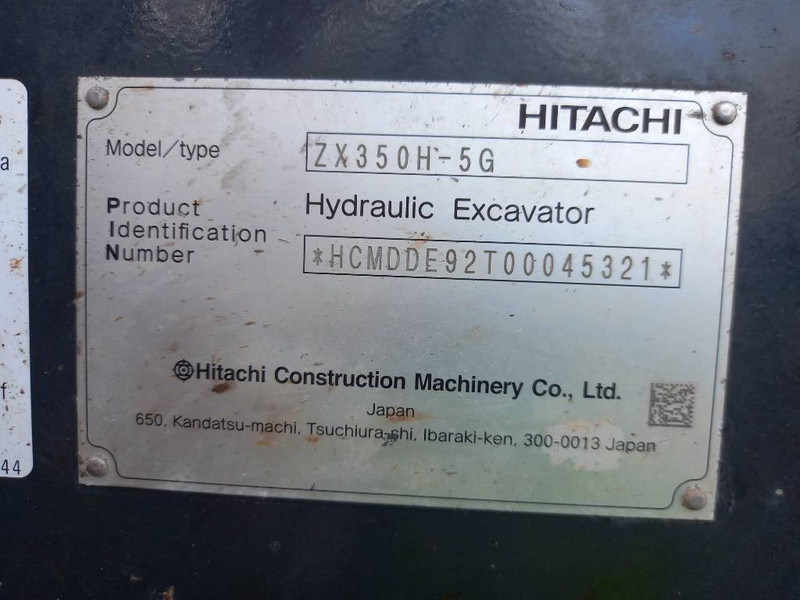 Pelle sur chenille Hitachi ZX350H-5G (Abu Dhabi): photos 11