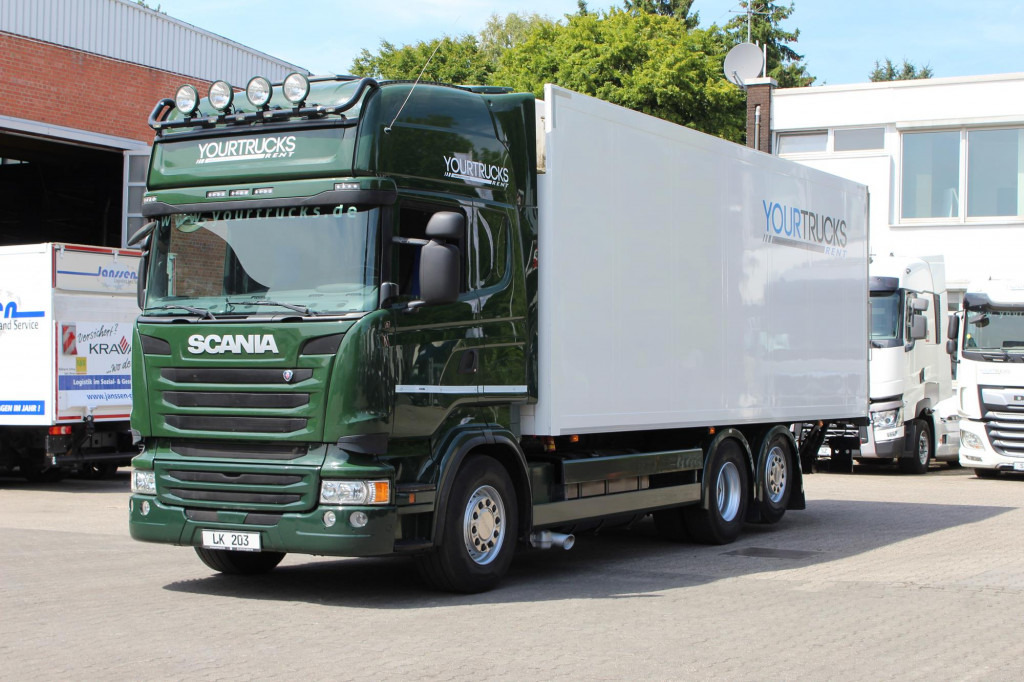Scania R 450 E6 Topline CS Silent Strom LBW Lenkachse - Camion frigorifique: photos 1 Scania R 450 E6 Topline CS Silent Strom LBW Lenkachse - Camion frigorifique: photos 1