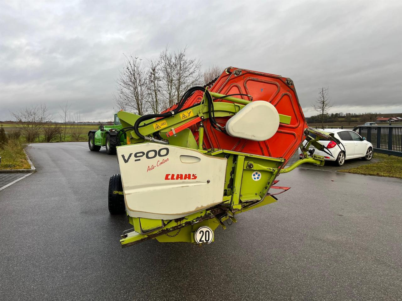 CLAAS Schneidwerk Vario V900 mit Wagen, Rapsausrüstung - Chariot de coupe: photos 5 CLAAS Schneidwerk Vario V900 mit Wagen, Rapsausrüstung - Chariot de coupe: photos 5
