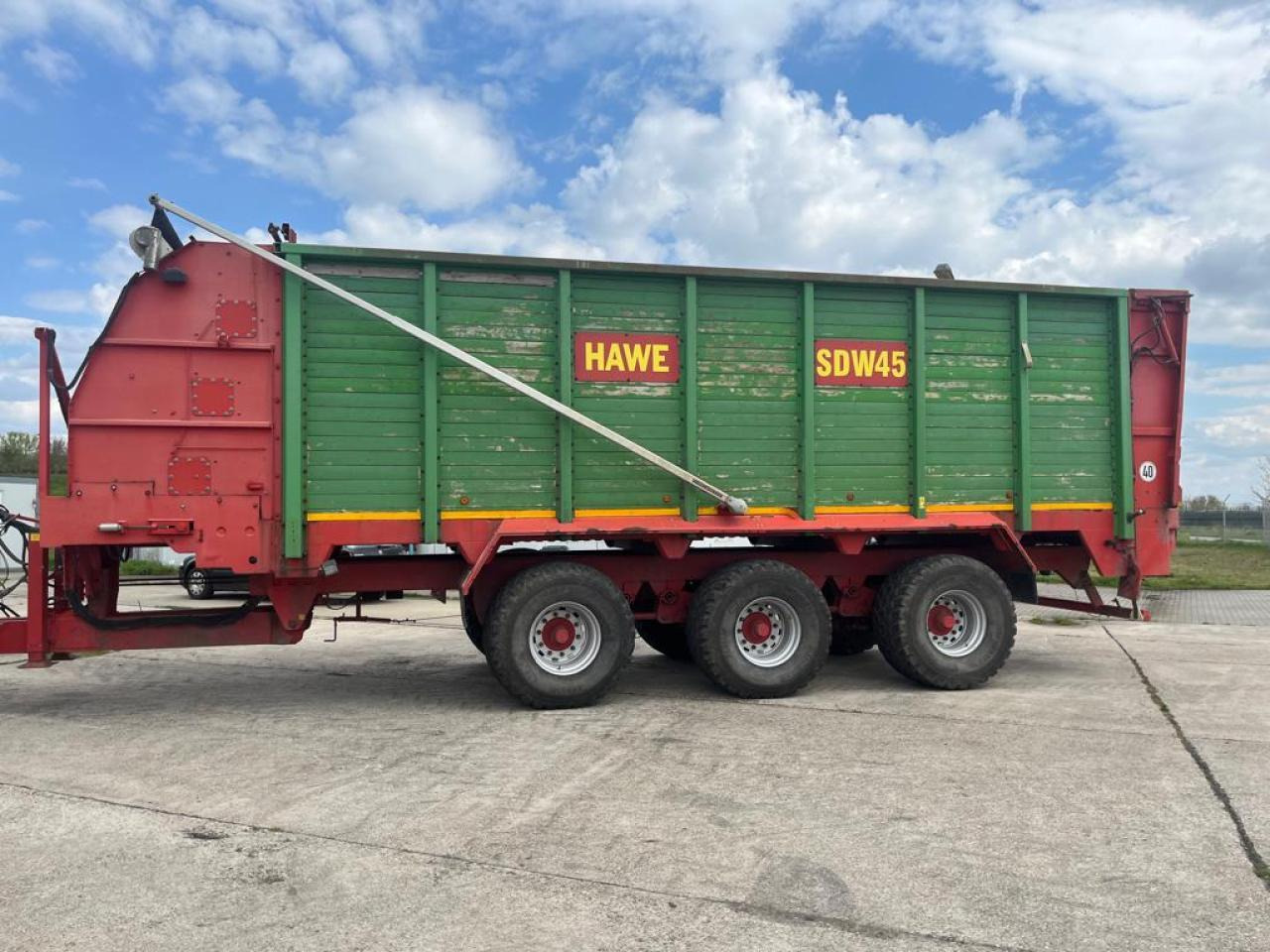 HAWE Tridem SDW 45T mit Heckentleerung - Benne agricole: photos 1 HAWE Tridem SDW 45T mit Heckentleerung - Benne agricole: photos 1