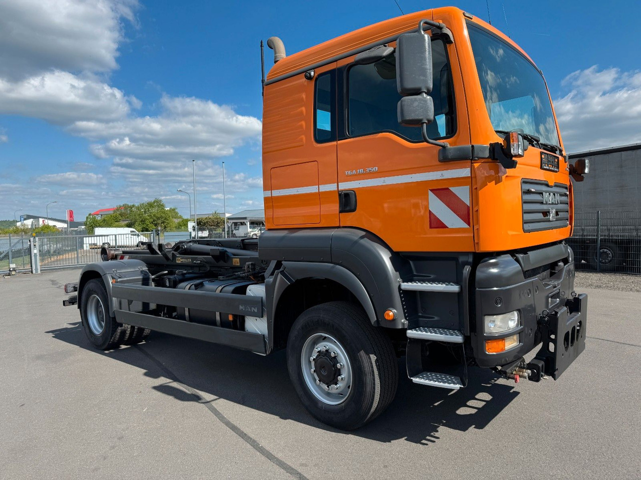 Camion ampliroll MAN TGA 18.350 4x4 Meiler Abroller RK 14.45 Winterd.: photos 13