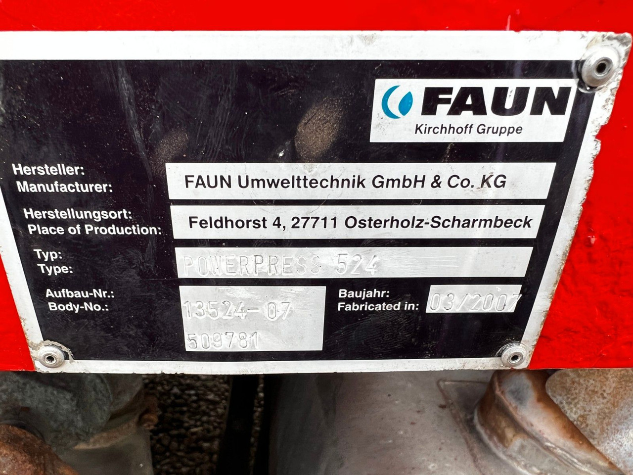 Benne à ordures ménagères MAN TGA 26.320 6x2 Faun Powerpress MAN TGA 26.320 6x2 Faun Powerpress: photos 7 Benne à ordures ménagères MAN TGA 26.320 6x2 Faun Powerpress MAN TGA 26.320 6x2 Faun Powerpress: photos 7