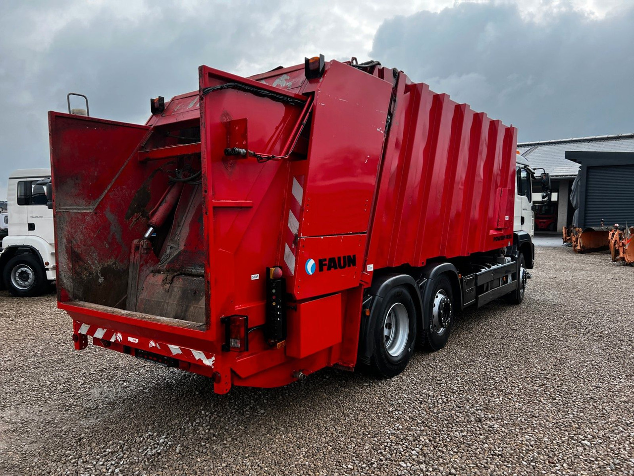 Benne à ordures ménagères MAN TGA 26.320 6x2 Faun Powerpress MAN TGA 26.320 6x2 Faun Powerpress: photos 13 Benne à ordures ménagères MAN TGA 26.320 6x2 Faun Powerpress MAN TGA 26.320 6x2 Faun Powerpress: photos 13