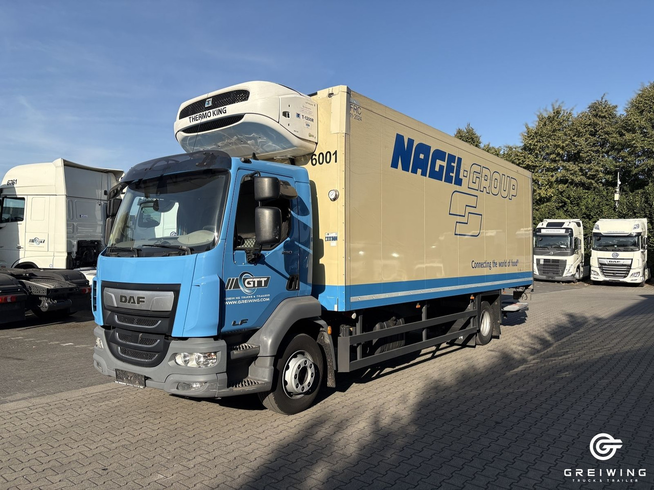 DAF LF 290 FA 16 to. Monotemp. TK T1200 - Camion frigorifique: photos 1 DAF LF 290 FA 16 to. Monotemp. TK T1200 - Camion frigorifique: photos 1
