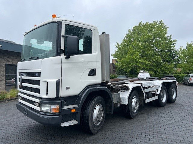 Scania R124-420 .420 8x4 - Camion porte-conteneur/ Caisse mobile: photos 2 Scania R124-420 .420 8x4 - Camion porte-conteneur/ Caisse mobile: photos 2