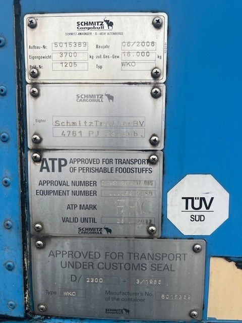Schmitz Cargobull wko - Carrosserie frigorifique: photos 4 Schmitz Cargobull wko - Carrosserie frigorifique: photos 4