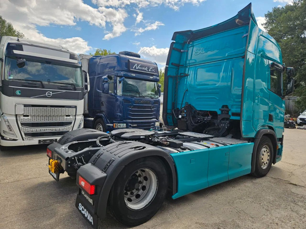 Scania R500 Standard-Turquoise-Standklima-Big NAVI-Hydr - Tracteur routier: photos 3 Scania R500 Standard-Turquoise-Standklima-Big NAVI-Hydr - Tracteur routier: photos 3