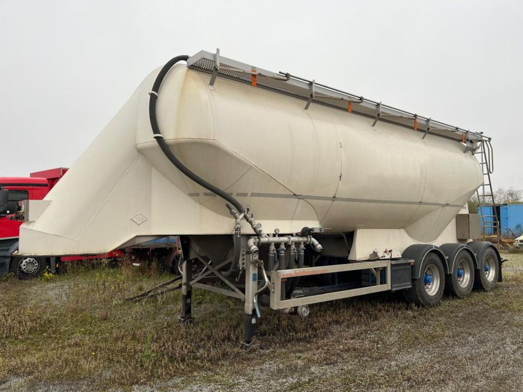 Feldbinder Silo für Staub und Rieselgüter EUT 40.3 Aufliege - Citerne pulvérulente: photos 1 Feldbinder Silo für Staub und Rieselgüter EUT 40.3 Aufliege - Citerne pulvérulente: photos 1
