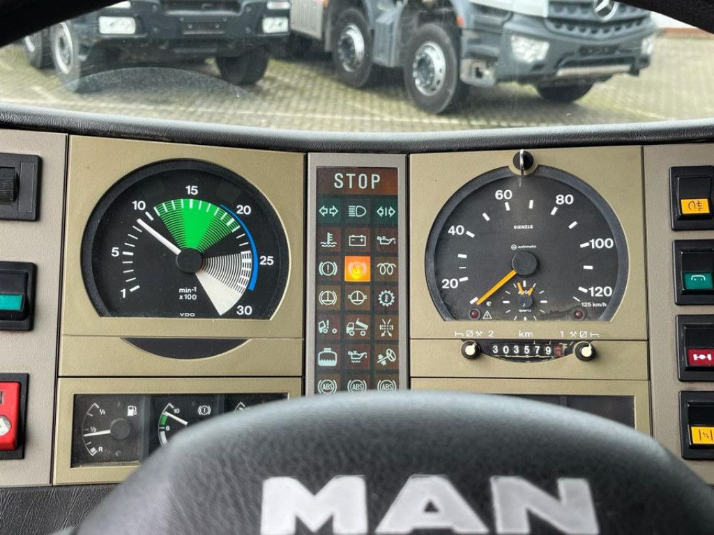 Camion benne, Camion grue MAN F90 18.232 FK 2-Achs Kipper Kran Palf. PK 8000: photos 6