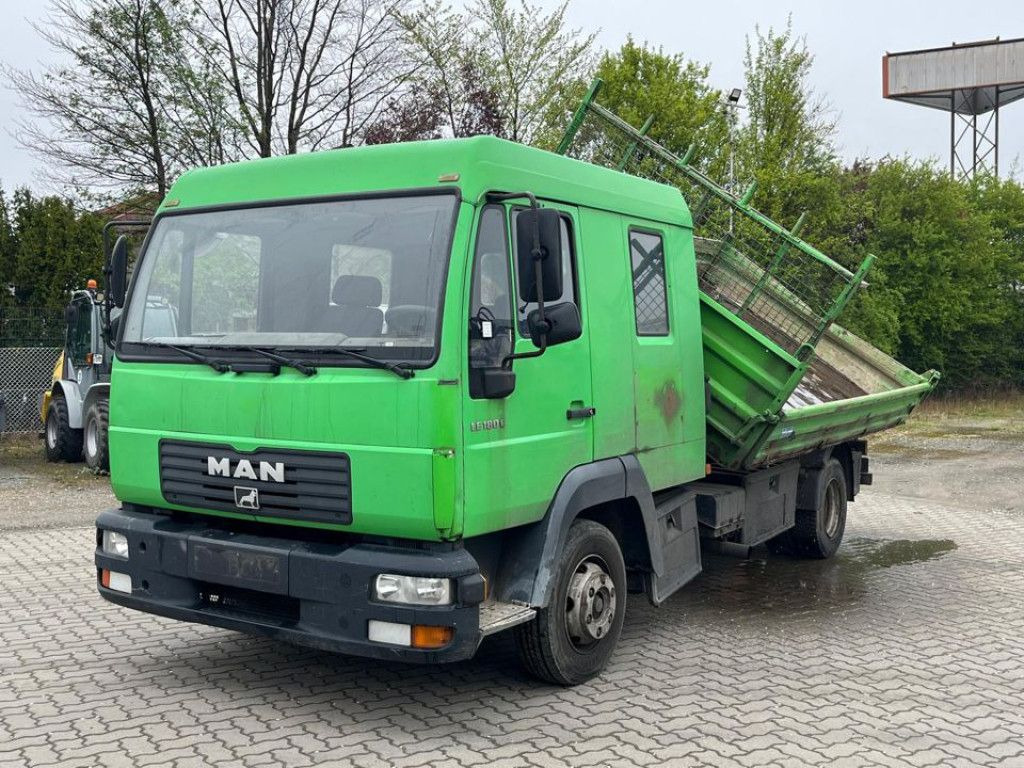 MAN LE 8.180 K 2-Achs Kipper Doppelkabine Meiller - Utilitaire benne, Utilitaire double cabine: photos 1 MAN LE 8.180 K 2-Achs Kipper Doppelkabine Meiller - Utilitaire benne, Utilitaire double cabine: photos 1