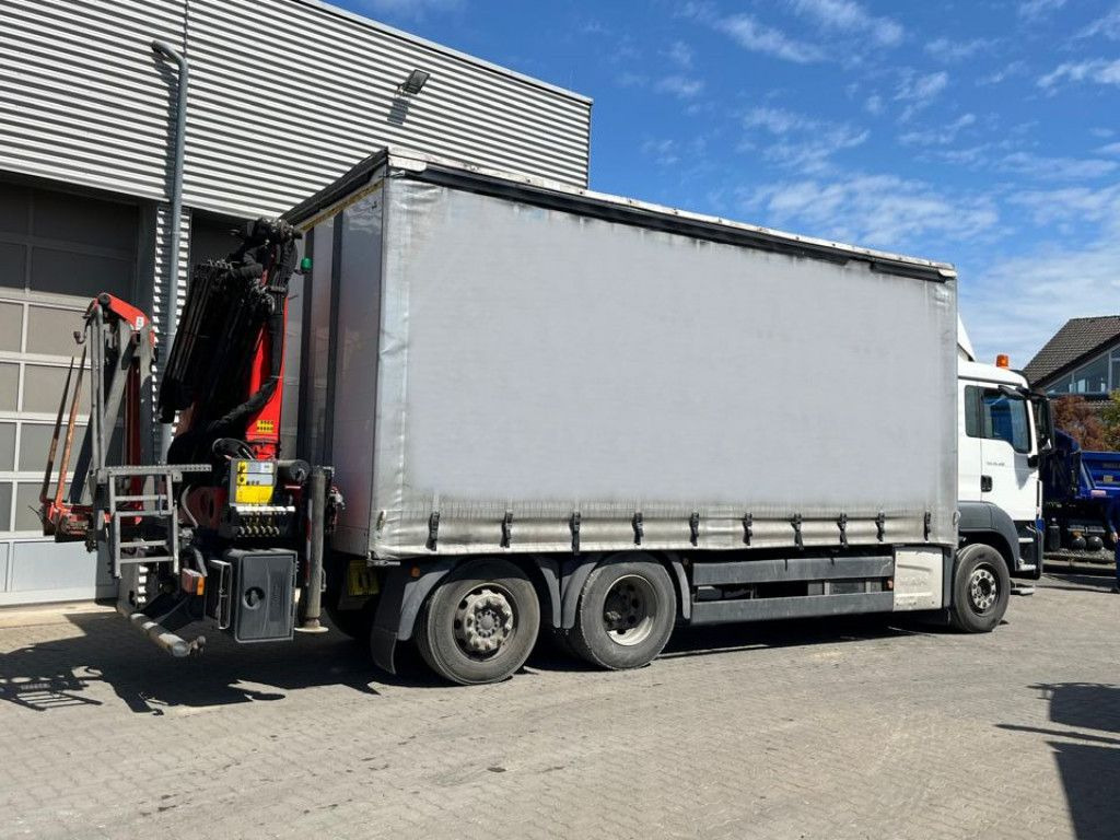 MAN TG-S 26.400 6x2-2 BL Pritsche Heckkran 5xhydr.Au - Camion grue: photos 4 MAN TG-S 26.400 6x2-2 BL Pritsche Heckkran 5xhydr.Au - Camion grue: photos 4
