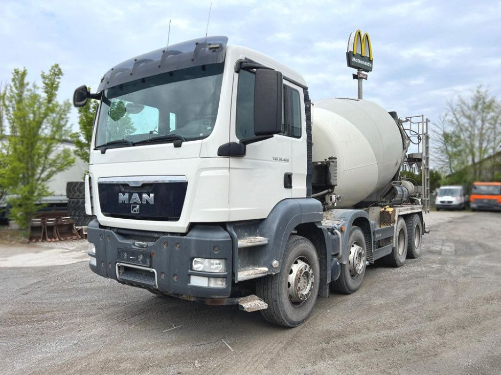 MAN TG-S 32.400 8x4 BB Betonmischer Stetter 9m³ Deut - Camion malaxeur: photos 1 MAN TG-S 32.400 8x4 BB Betonmischer Stetter 9m³ Deut - Camion malaxeur: photos 1