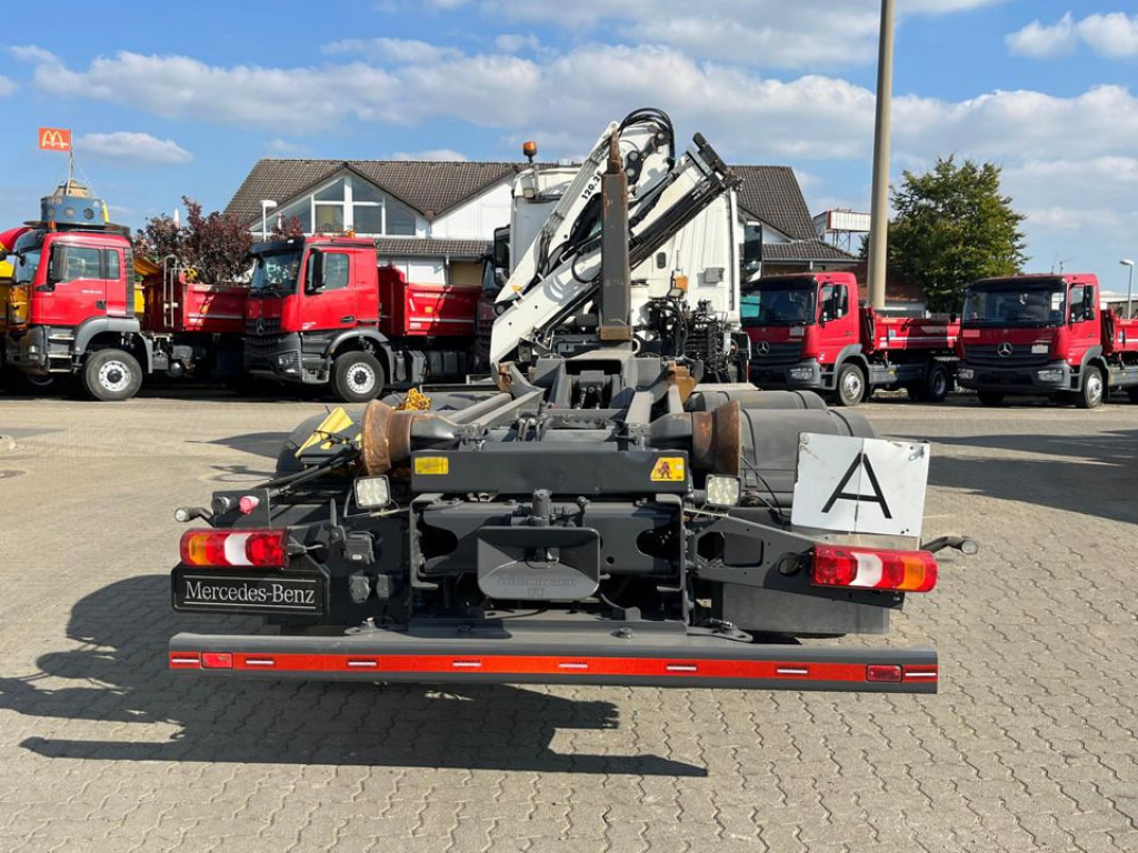 Camion ampliroll, Camion grue MERCEDES-BENZ Antos 2543 L 6x2 Abrollkipper mit Kran Funk+Greiferst.: photos 11