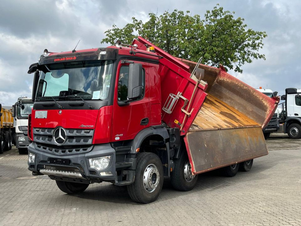 MERCEDES-BENZ Arocs 4143 8x4 4-Achs Kipper Meiller Bordmatik - Camion benne: photos 1 MERCEDES-BENZ Arocs 4143 8x4 4-Achs Kipper Meiller Bordmatik - Camion benne: photos 1