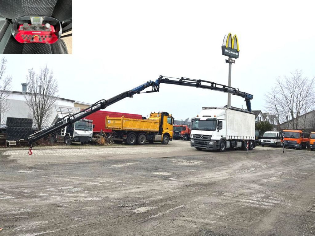 Mercedes-Benz Actros 2541 L6x2 Pritsche Heckkran 34m/to, Jib, - Camion plateau, Camion grue: photos 3 Mercedes-Benz Actros 2541 L6x2 Pritsche Heckkran 34m/to, Jib, - Camion plateau, Camion grue: photos 3